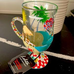 HANDPAINTED COFFEE MUG entitled CARRIBEAN DREAMING